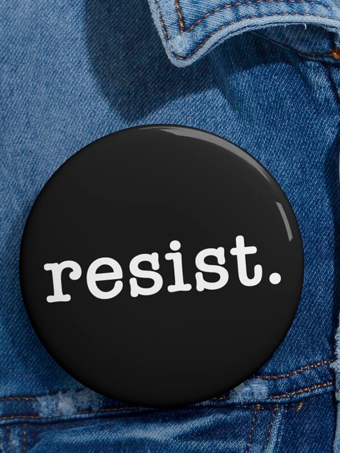 Resist Pin Button Minnesota Rebel Alliance Button FDT Merch Justice For Alex Resist Pin Button Minnesota Rebel Alliance Button FDT Merch Justice For Alex