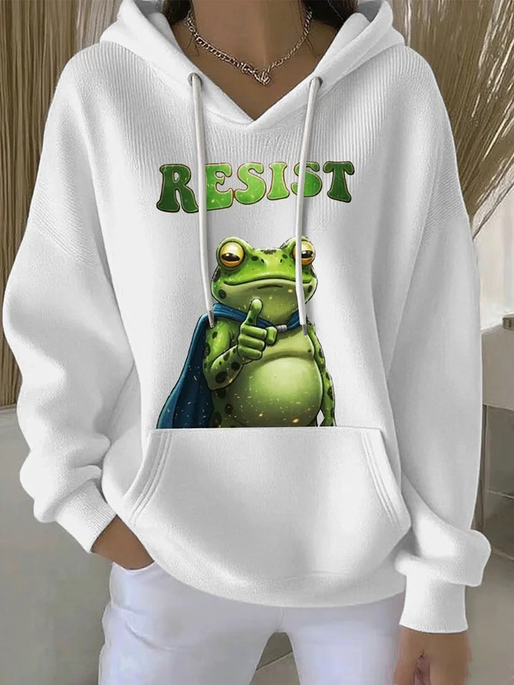 Resist Portland Frog Hoodie Frog Portland Protest Merch Gifts For Democrats