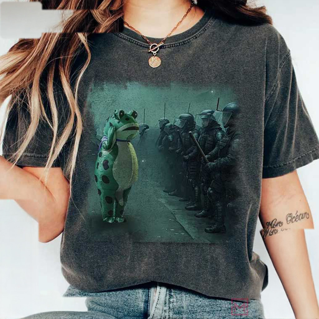 Resist Portland Frog I Stand With Frog Wash Shirt Anti ICE Fascism T-Shirt Gifts For Mom Resist Portland Frog I Stand With Frog Wash Shirt Anti ICE Fascism T-Shirt Gifts For Mom