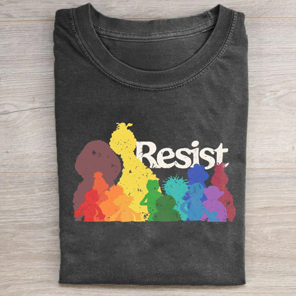 Resist T-Shirt Protest Support Human Rights Equality Shirt For Men Women