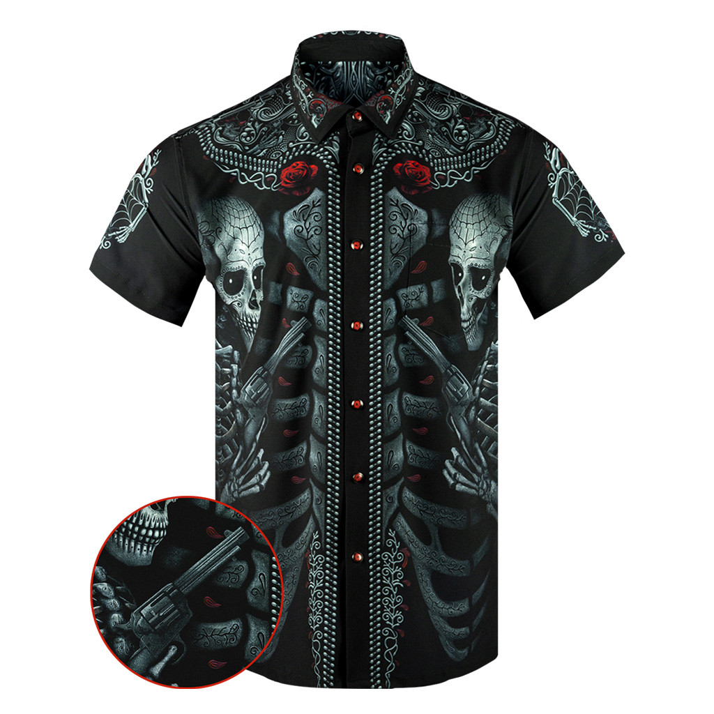 Respeto Button Down Shirt Concealed Carry Hawaiian Shirt Cool Gifts For Gun Lovers