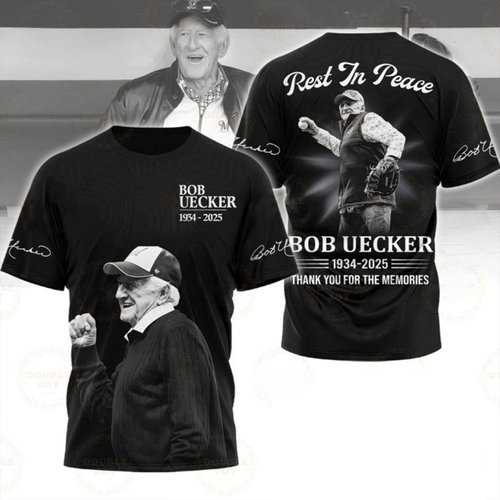 Rest In Peace Bob Uecker In Memory T-Shirt Thank You For The Memories Mr. Baseball Brewers