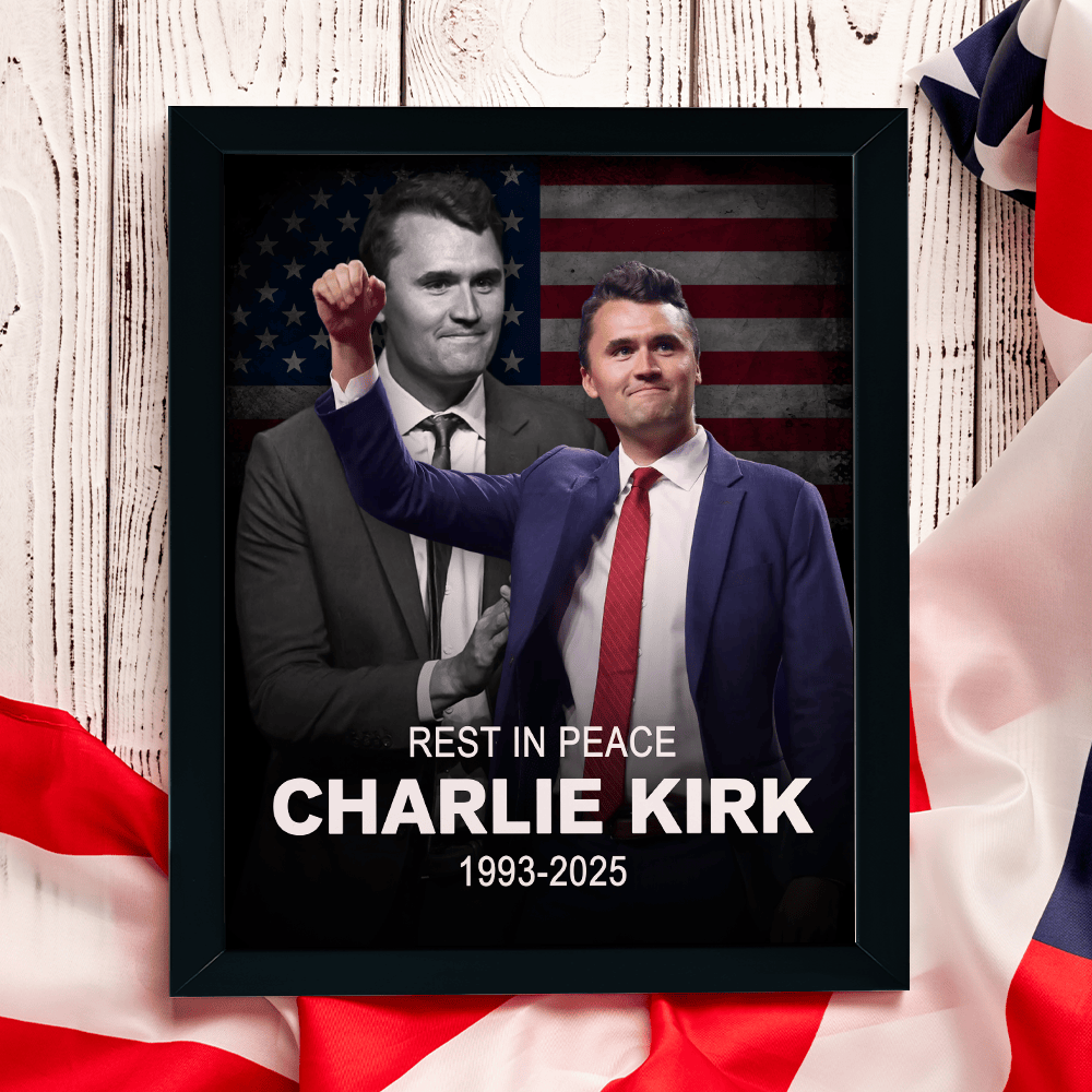 Rest In Peace Charlie Kirk Poster A True Patriot 1993 2025 Unique Picture Gifts For Him