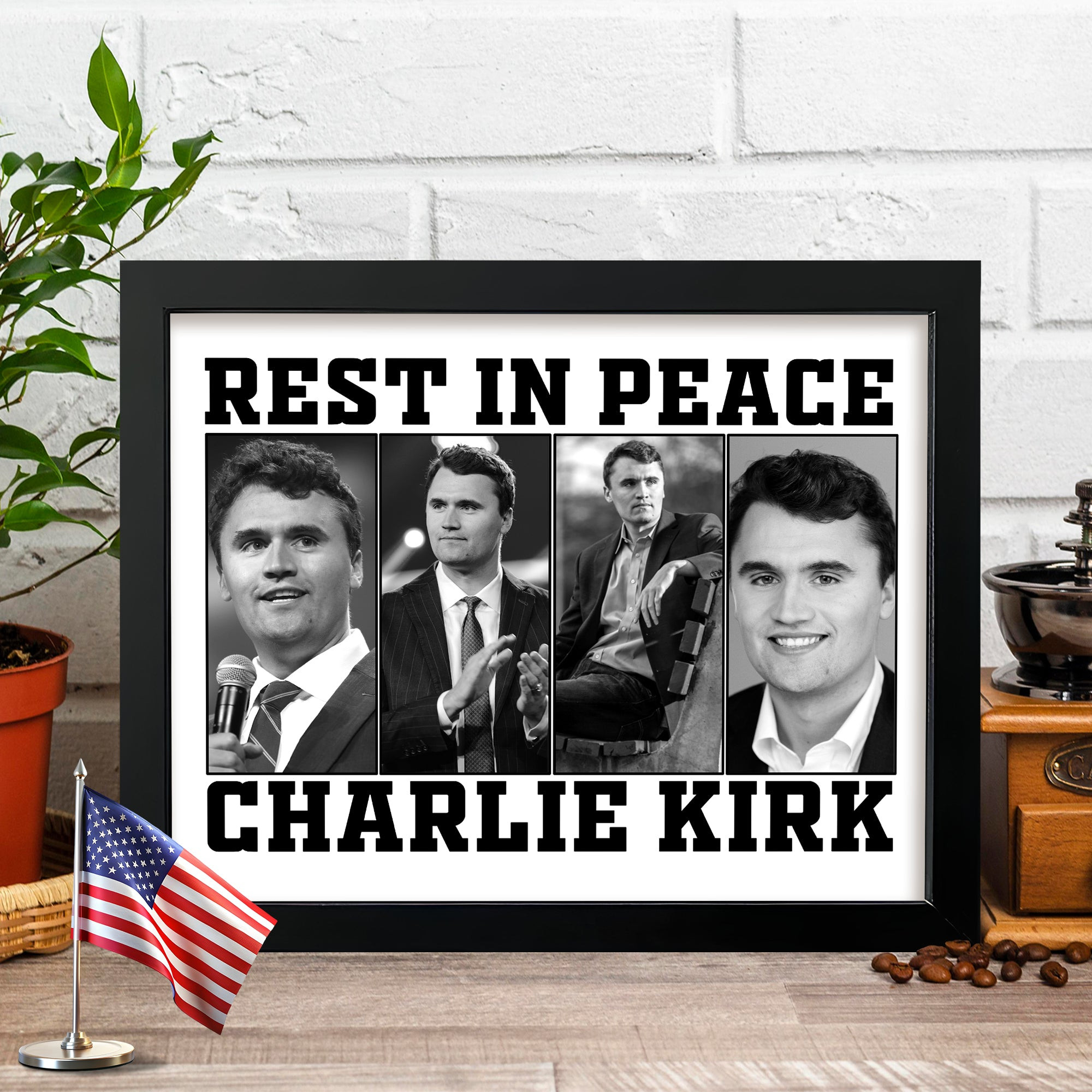Rest In Peace Charlie Kirk Poster A True Patriot 1993 2025 Unique Picture Presents For Him