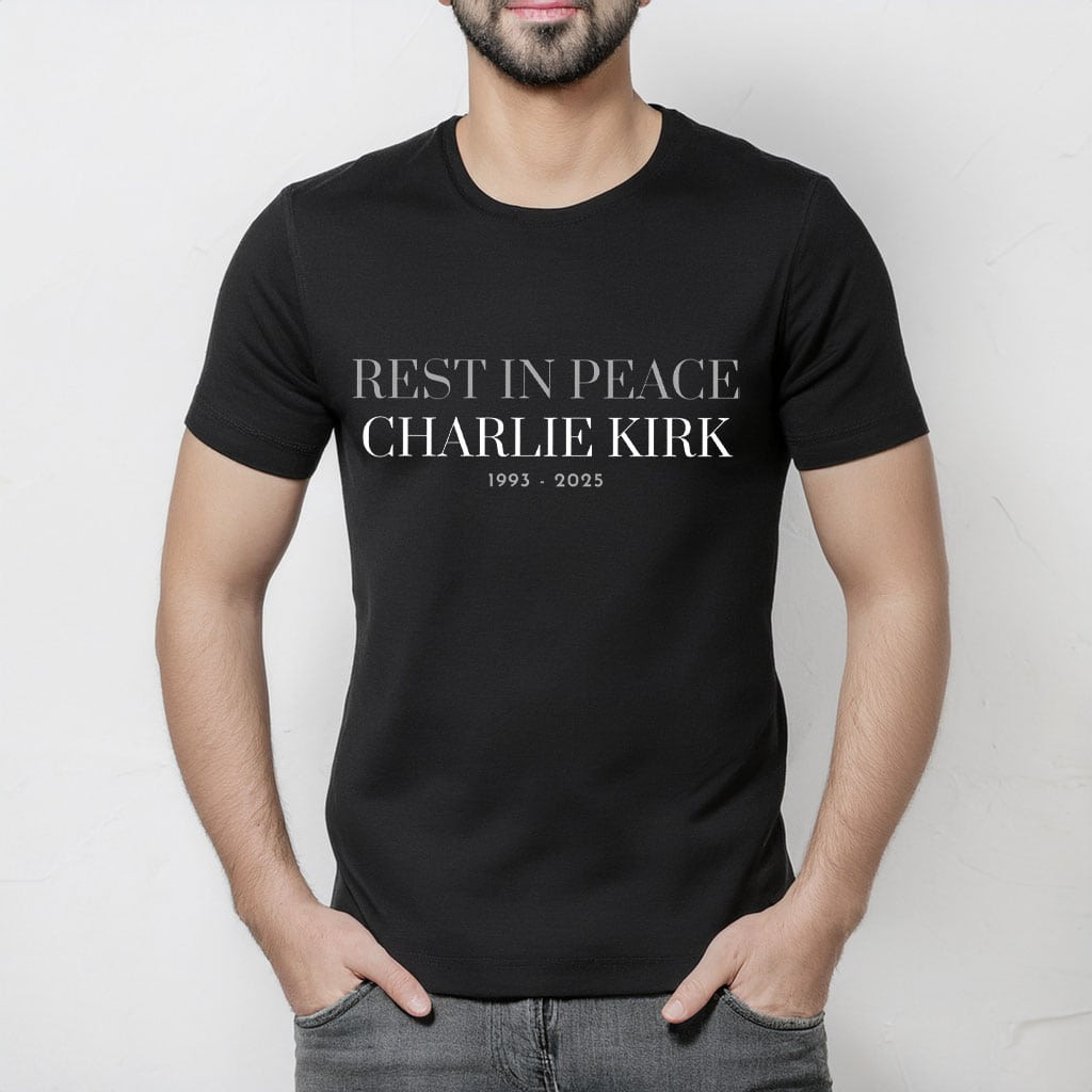 Rest in Peace Charlie Kirk Shirt Memorial Tribute 1993 2025 T-Shirt Charlie Kirk Merch
