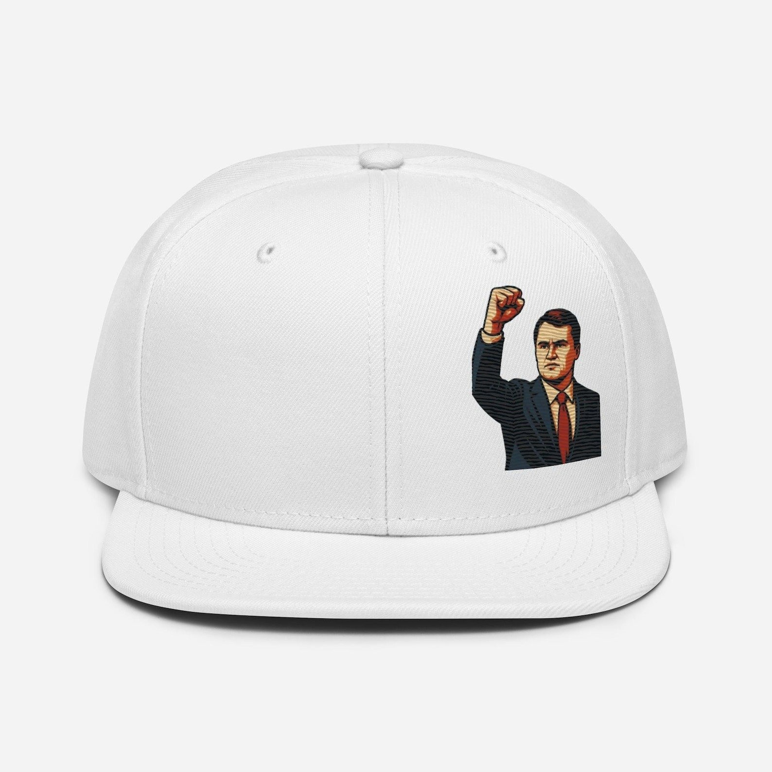 Rest In Peace Charlie Kirk Snapback Hat RIP Tribute Charlie Kirk White Cap