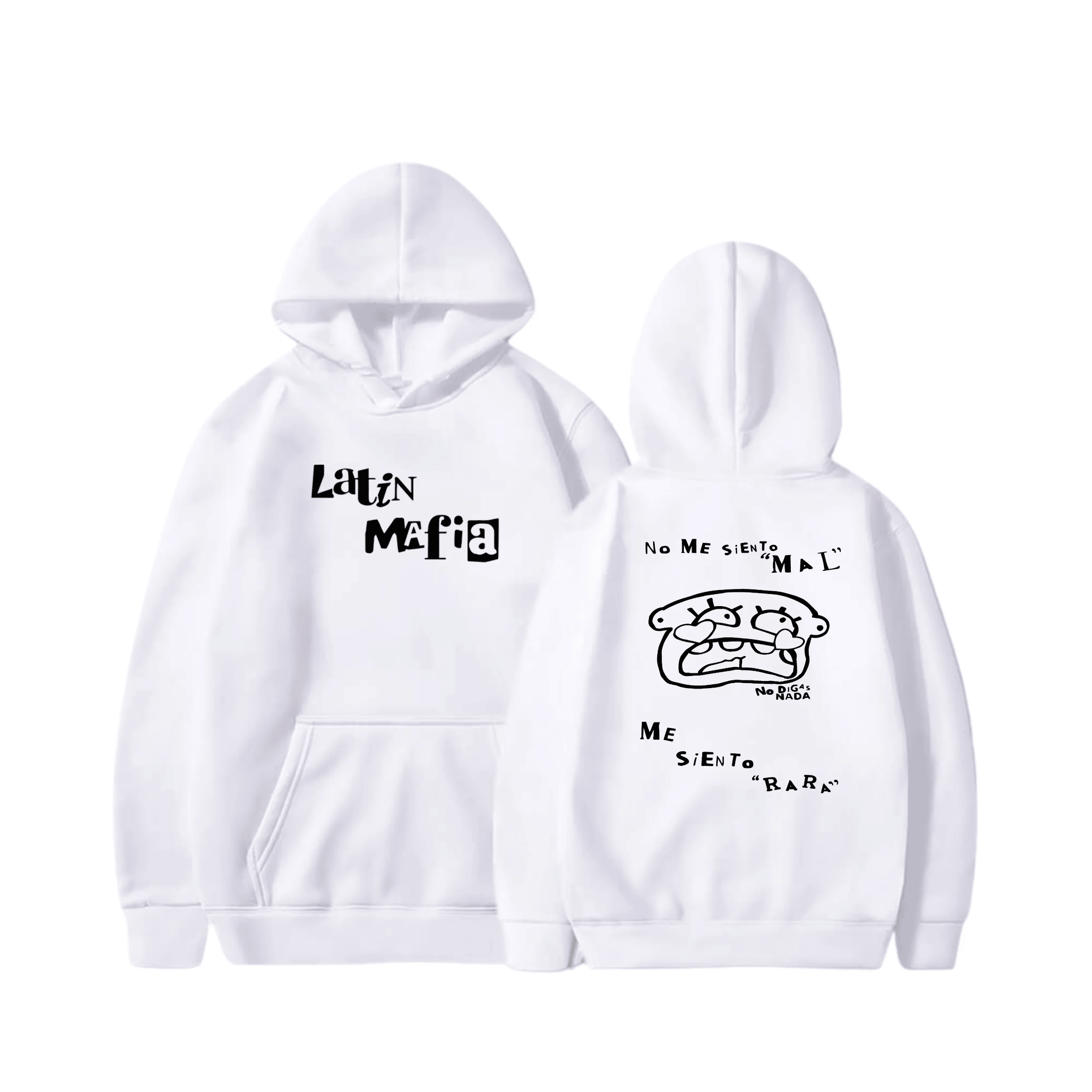Resultados Para Latin Mafia Hoodie No Me Siento Mal Me Siento Raro Clothing Gift For Fans