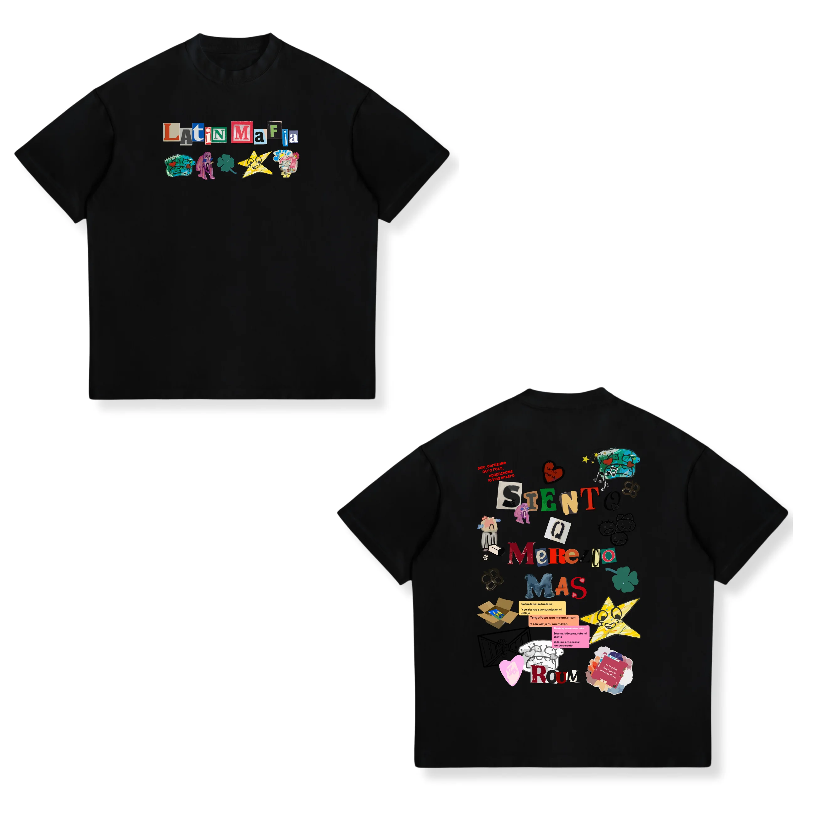Resultados Para Latin Mafia T-Shirt Latin Mafia Mexico Tour 2025 Clothes Gift For Indie Fans