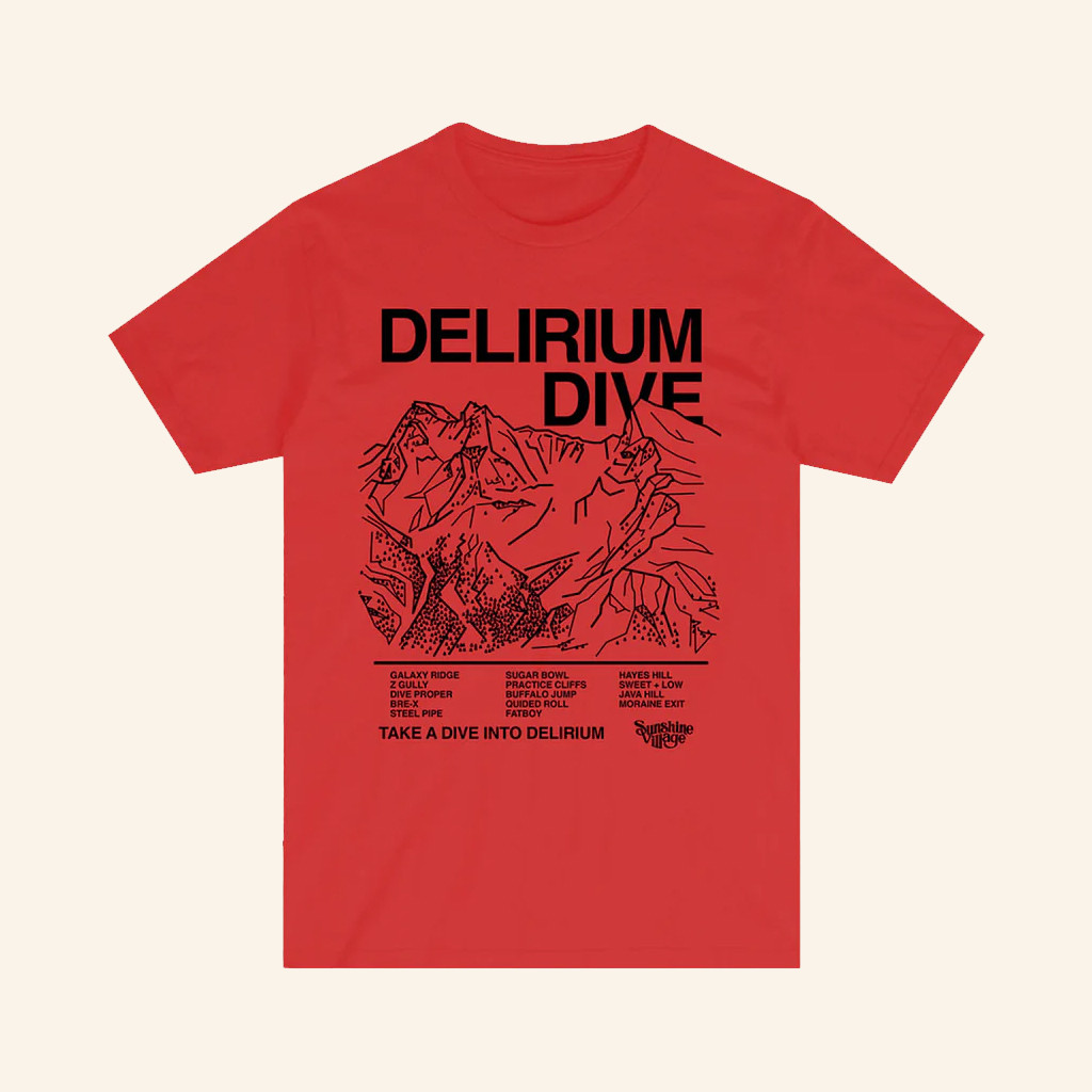 Retail Merch Freeride Zone Delirium Dive T-Shirt Gifts Ideas For Mom