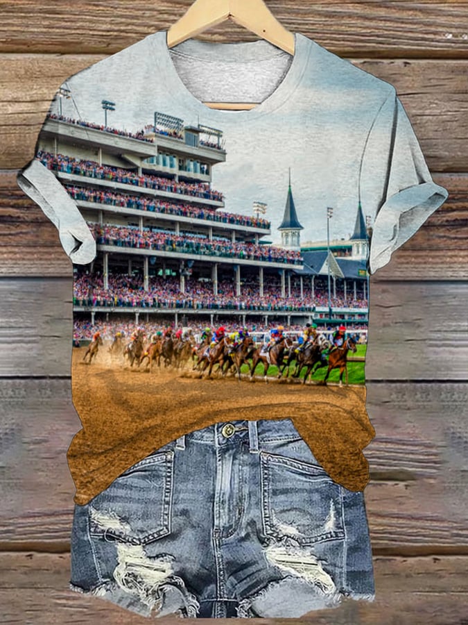Retro 152nd Kentucky Derby T-Shirt Kentucky Derby Clothes Horse Racing Lover Gift
