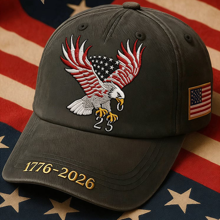 Retro 250th Anniversary 1776 2026 Hat Best 4th Of July Baseball Cap Present Idea