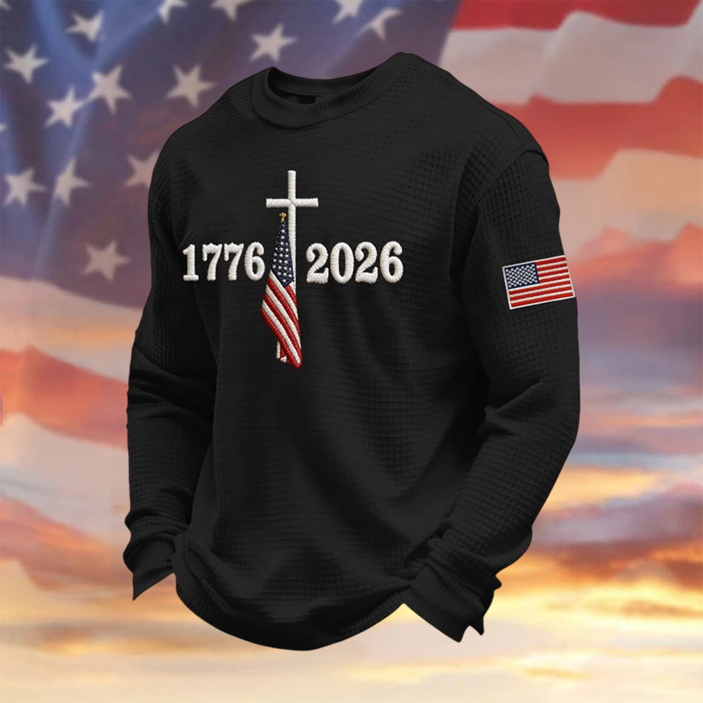 Retro 250th Anniversary 1776 2026 Long Sleeve Shirt Independence Day 2026 Apparel
