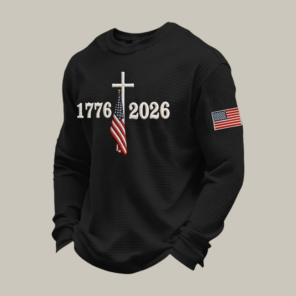 Retro 250th Anniversary 1776 2026 Long Sleeve Shirt Independence Day 2026 Merch Patriots Gift