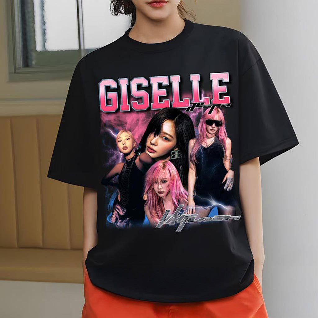 Retro Aespa Giselle Shirt, Aespa Whiplash Shirt, AESPA Synk Parallel Line Tour Shirt, Aespa Retro Aespa Giselle Shirt, Aespa Whiplash Shirt, AESPA Synk Parallel Line Tour Shirt, Aespa