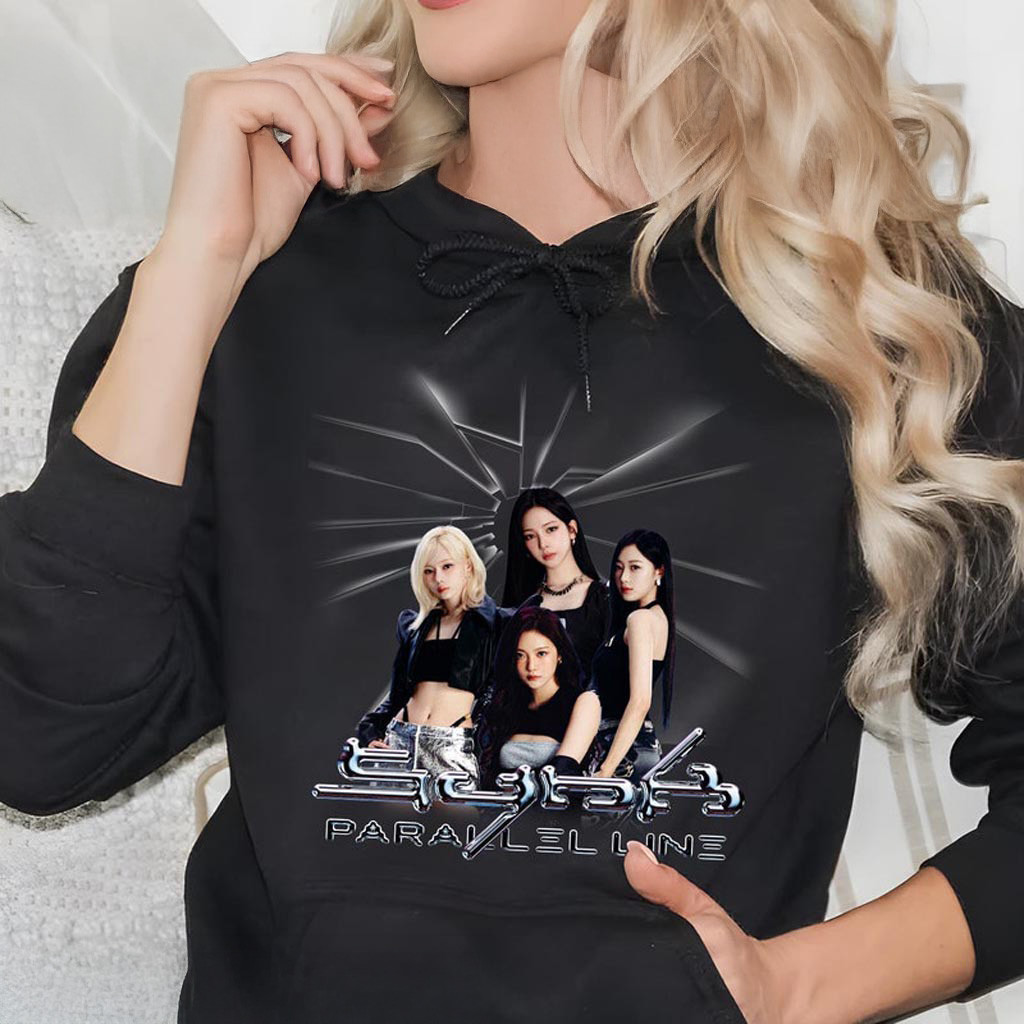 Retro AESPA Synk Parallel Line Tour Hoodie Aespa Live Tour In US Merch Aespa Whiplash Retro AESPA Synk Parallel Line Tour Hoodie Aespa Live Tour In US Merch Aespa Whiplash