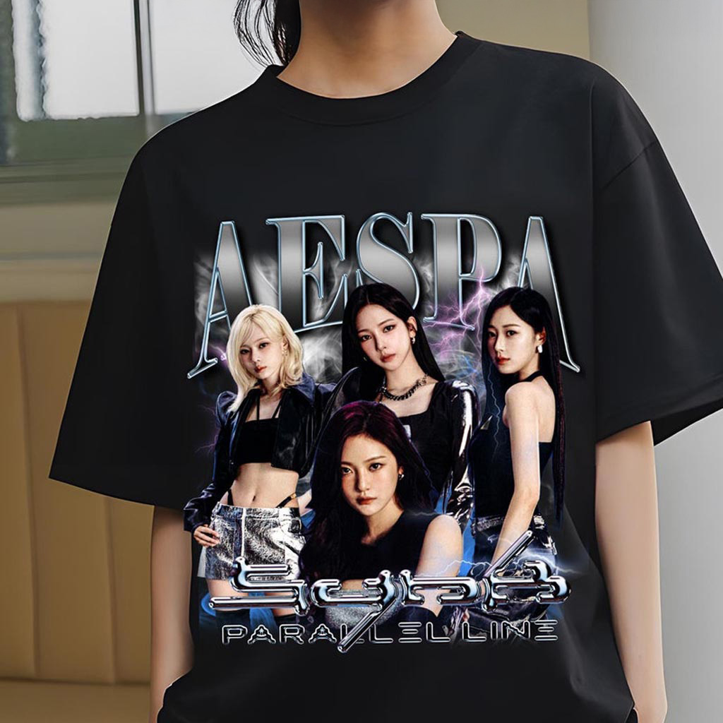Retro AESPA Synk Parallel Line Tour Tshirt Aespa Live Tour In US Sweatshirt Aespa Whiplash Retro AESPA Synk Parallel Line Tour Tshirt Aespa Live Tour In US Sweatshirt Aespa Whiplash