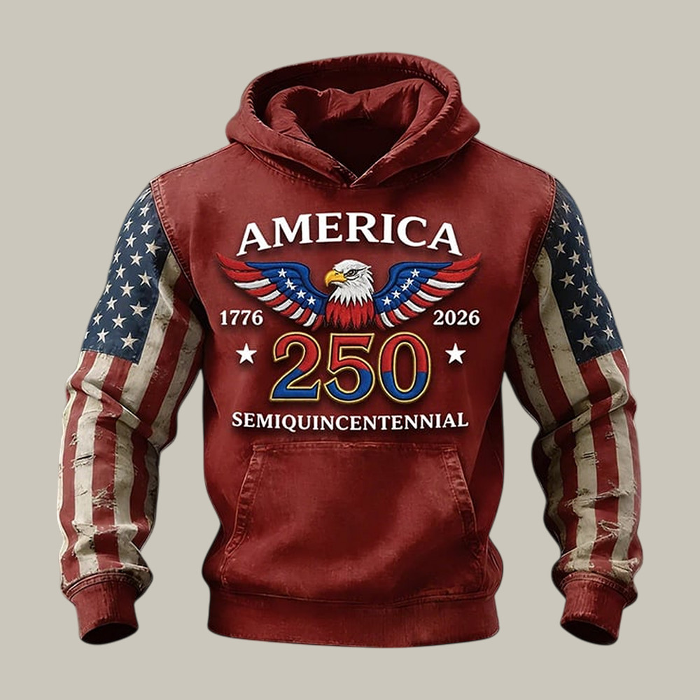 Retro America 250th Anniversary Hoodie 4th Of July Outfit Ideas Independence Day Gift