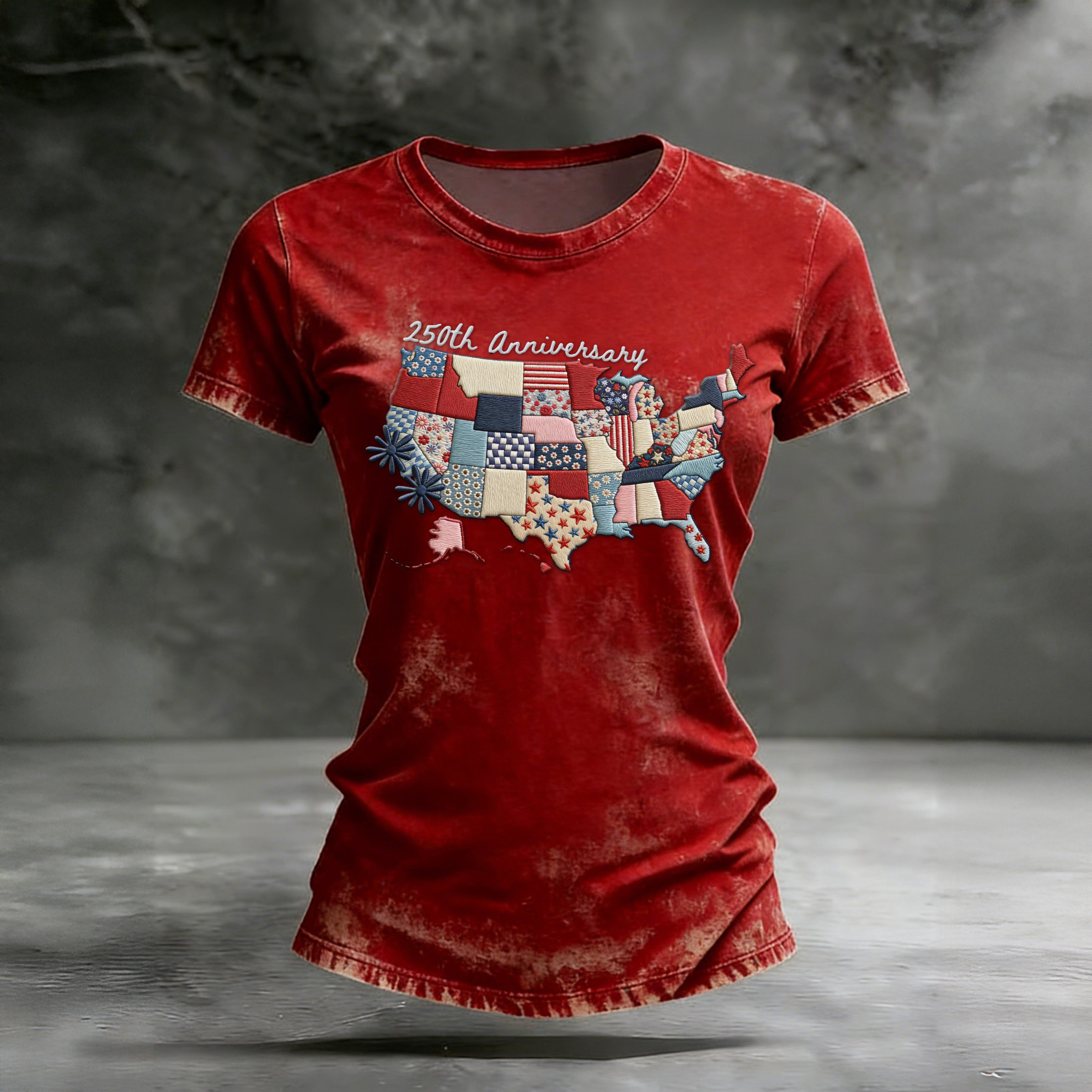 Retro America 250th Anniversary T-Shirt Independence Day Clothes 4Th Of July Gifts