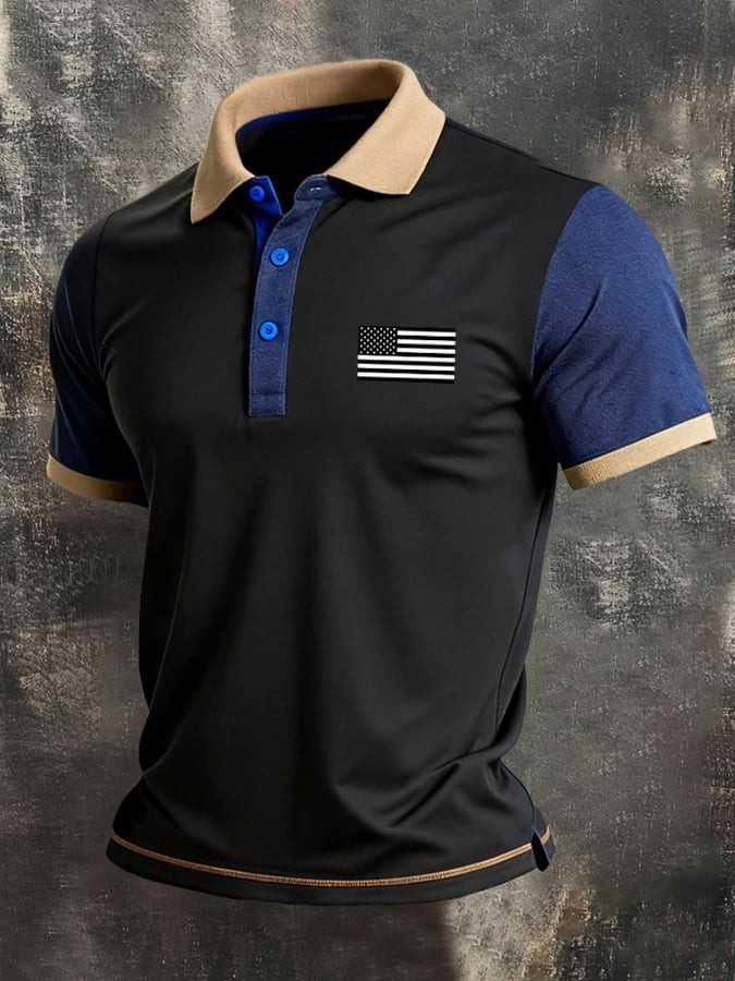Retro America Polo Shirt US Independence Clothing Best Gifts For 7th July