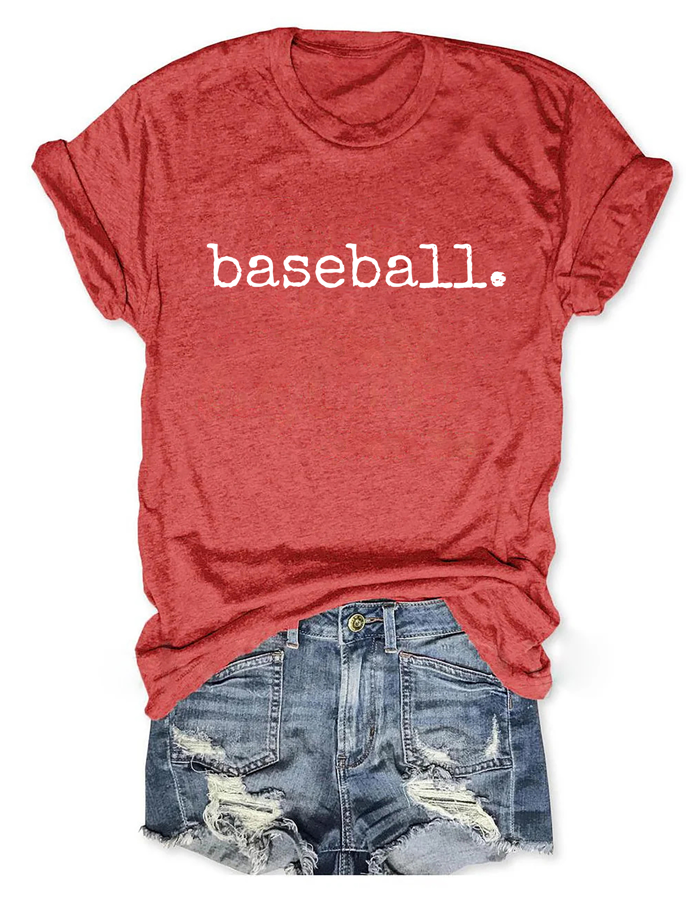 Retro Baseball T-Shirt Sport Themed Baseball Clothing Best Gifts For Women