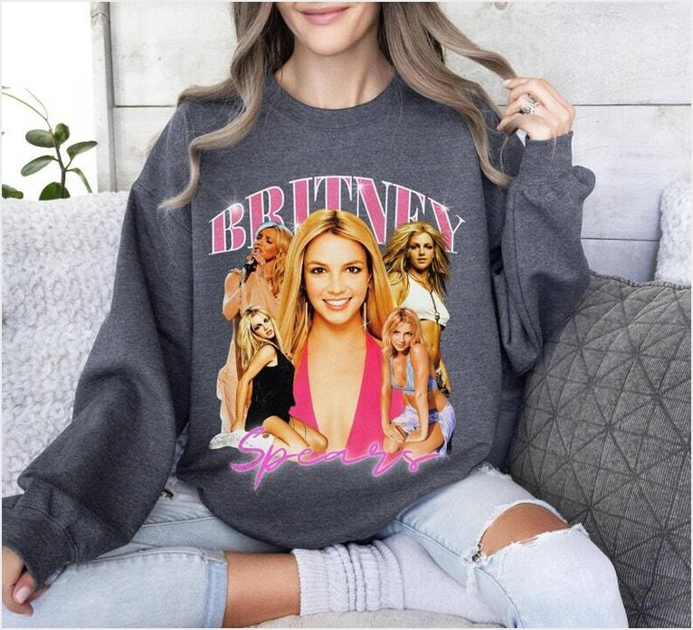 Retro Britney Spears Sweatshirt Britney Spears Inspired Bootleg Rap Shirt Gifts For BFF Merch Apparel Retro Britney Spears Sweatshirt Britney Spears Inspired Bootleg Rap Shirt Gifts For BFF Merch Apparel