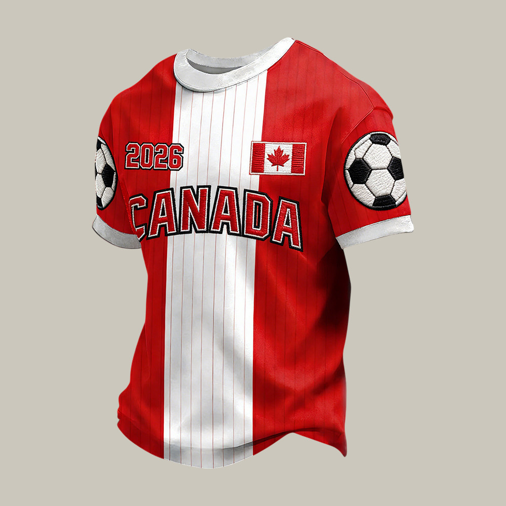 Retro Canada Soccer Championship T-Shirt 2026 FIFA World Cup Shirt Best Gift For Friends