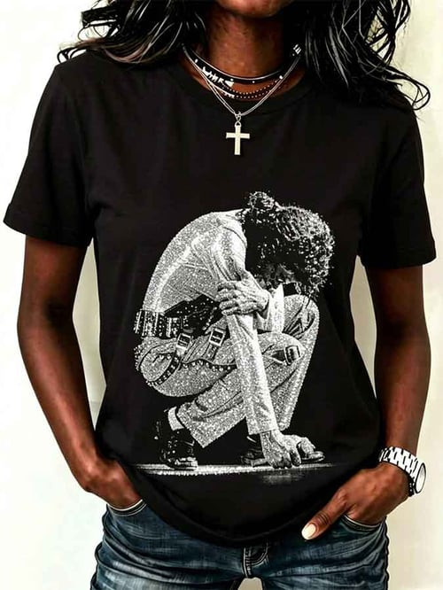 Retro Commemorative Michael Jackson T-Shirt King Of Pop Shirt Michael Jackson Lover Gift Ideas