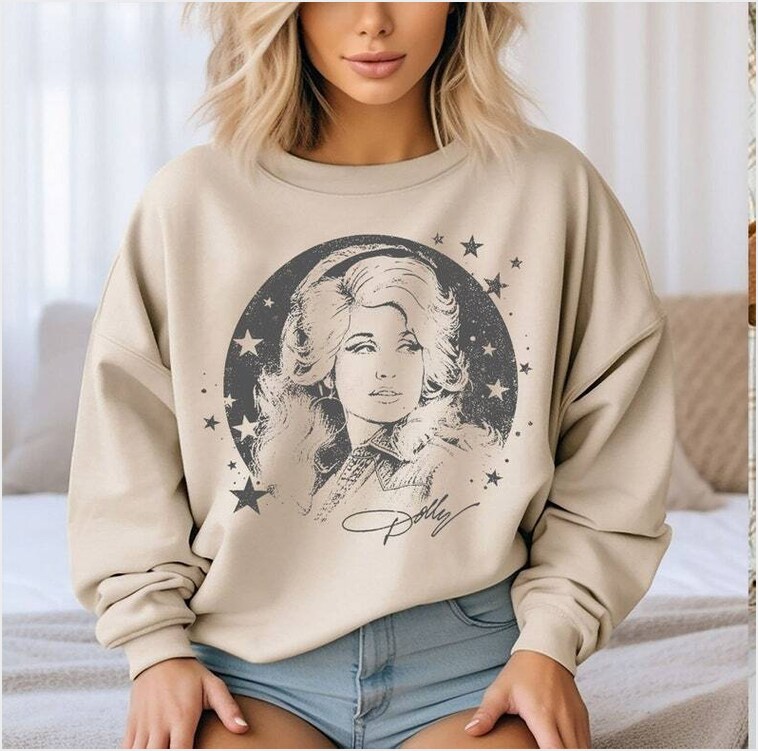 Retro Dolly Parton Country Music SweatShirt, Dolly Parton Graphic T-Shirt, Dolly Parton Shirt Gifts For Her