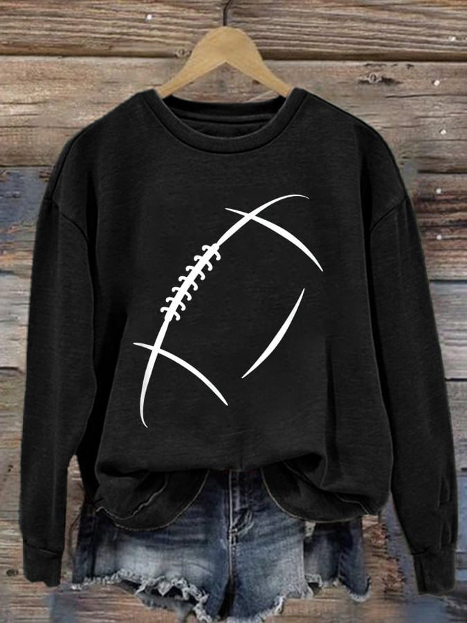 Retro Football Graphic Sweatshirt Sundays Are For Football Game Day Clothing Presents