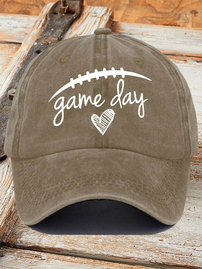 Retro Game Day Football Hat Game Day Baseball Cap Unique Gifts For Men