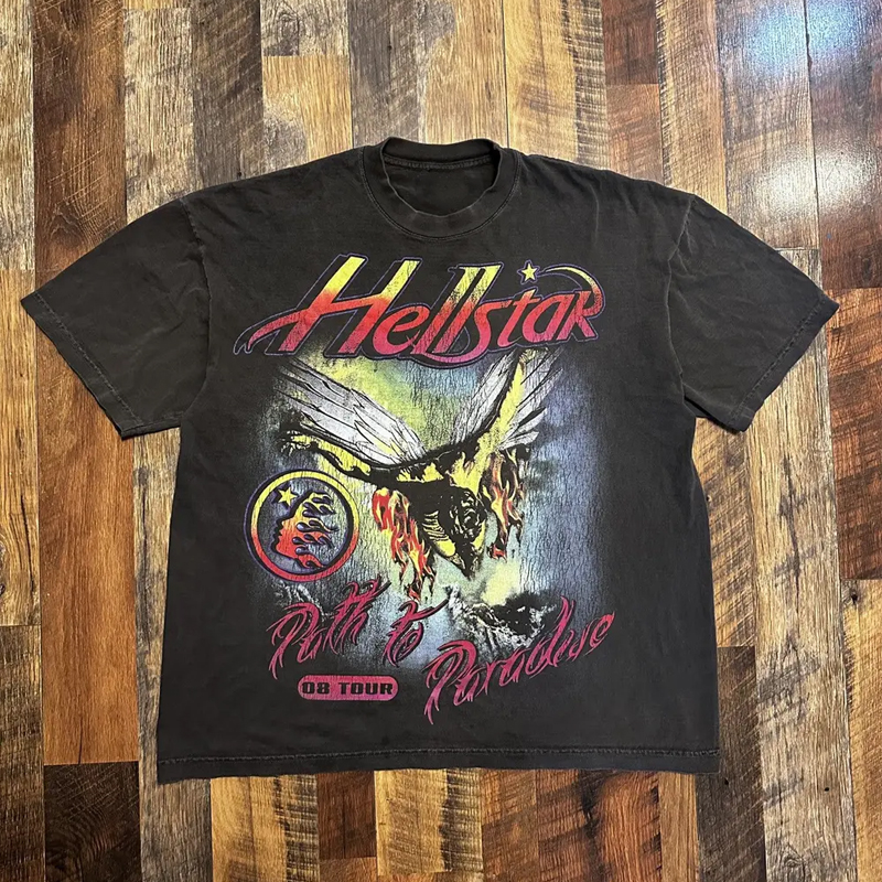 Retro Hellstar Graphic T-Shirt Gifts For Men Women