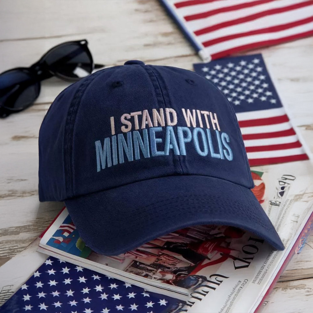 Retro I Stand With Minneapolis Hat FDT Alex Pretti Baseball Cap Activists Gift Ideas