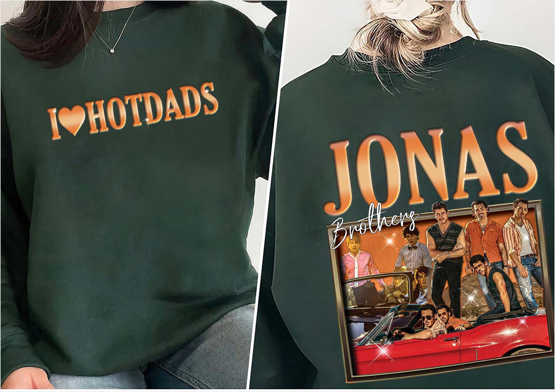Retro Jonas Brothers Nick Joe Kevin Jonas Tour Dates Merch Sweatshirt Gifts For Her Trendy Merch