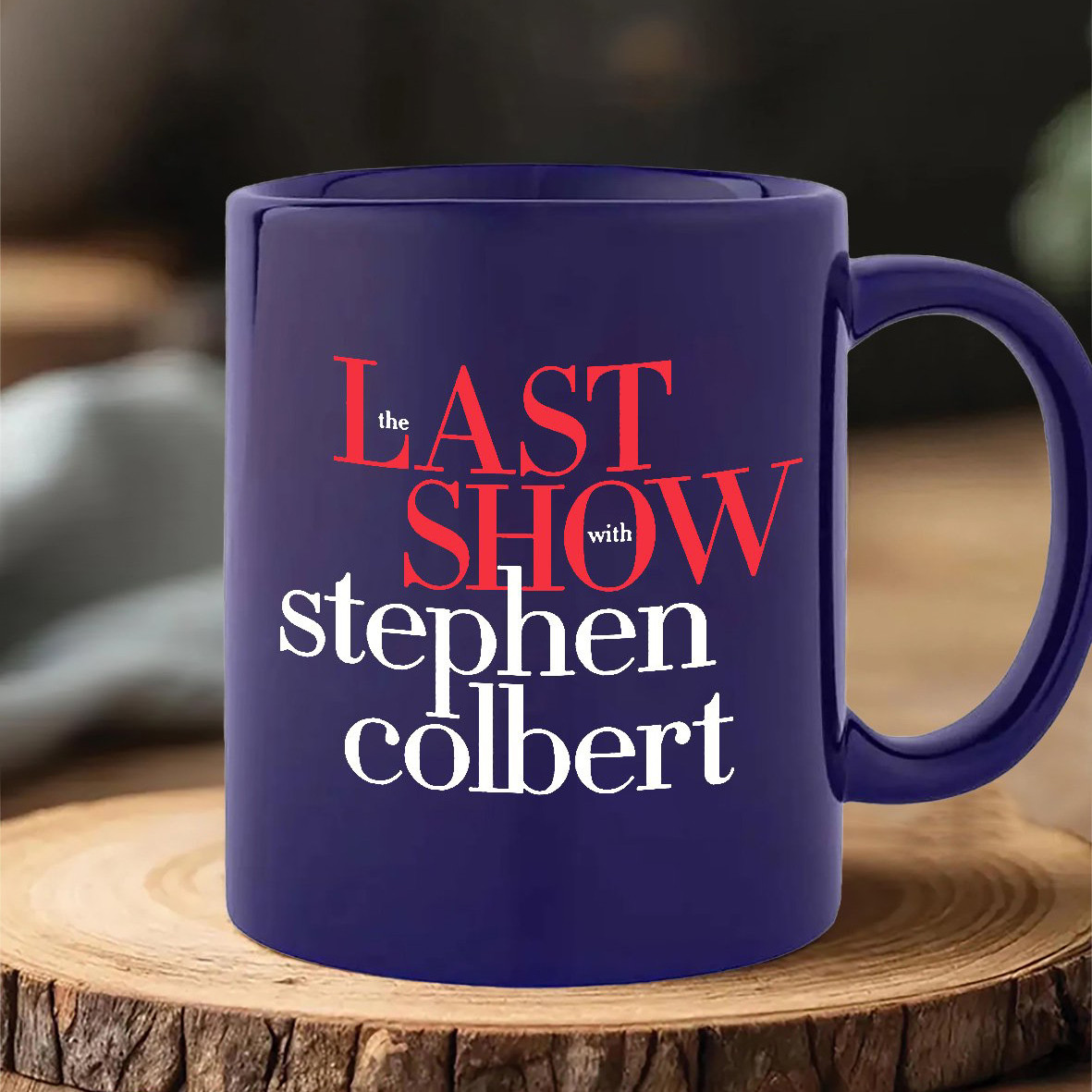 Retro Last Show Mug Stephen Colbert Final Show Merch Father's Day Gift For Him