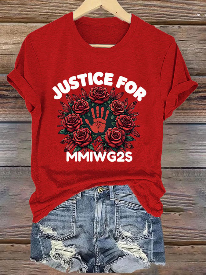 Retro MMIW Awareness T-Shirt Justice For MMIW Clothes Memorial Gift For Sister