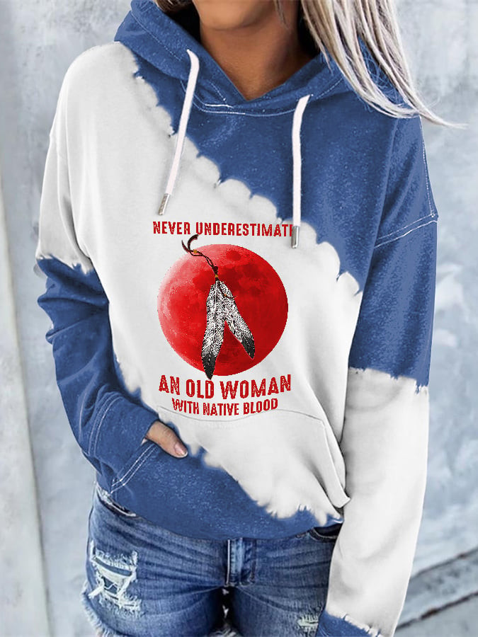 Retro Native American Heritage Month MMIW Awarenes Hoodie MMIW Awareness Clothing