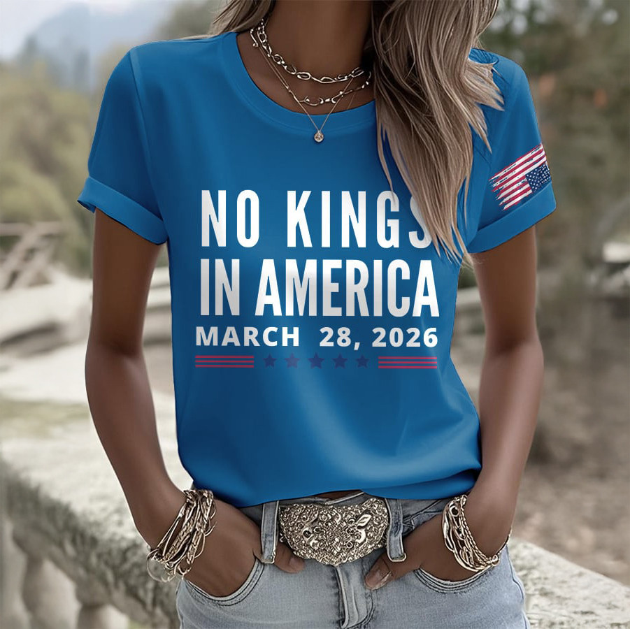 Retro No Kings In America March 28 2026 T-Shirt Abolish ICE Antifa Clothes Gift For Supporter