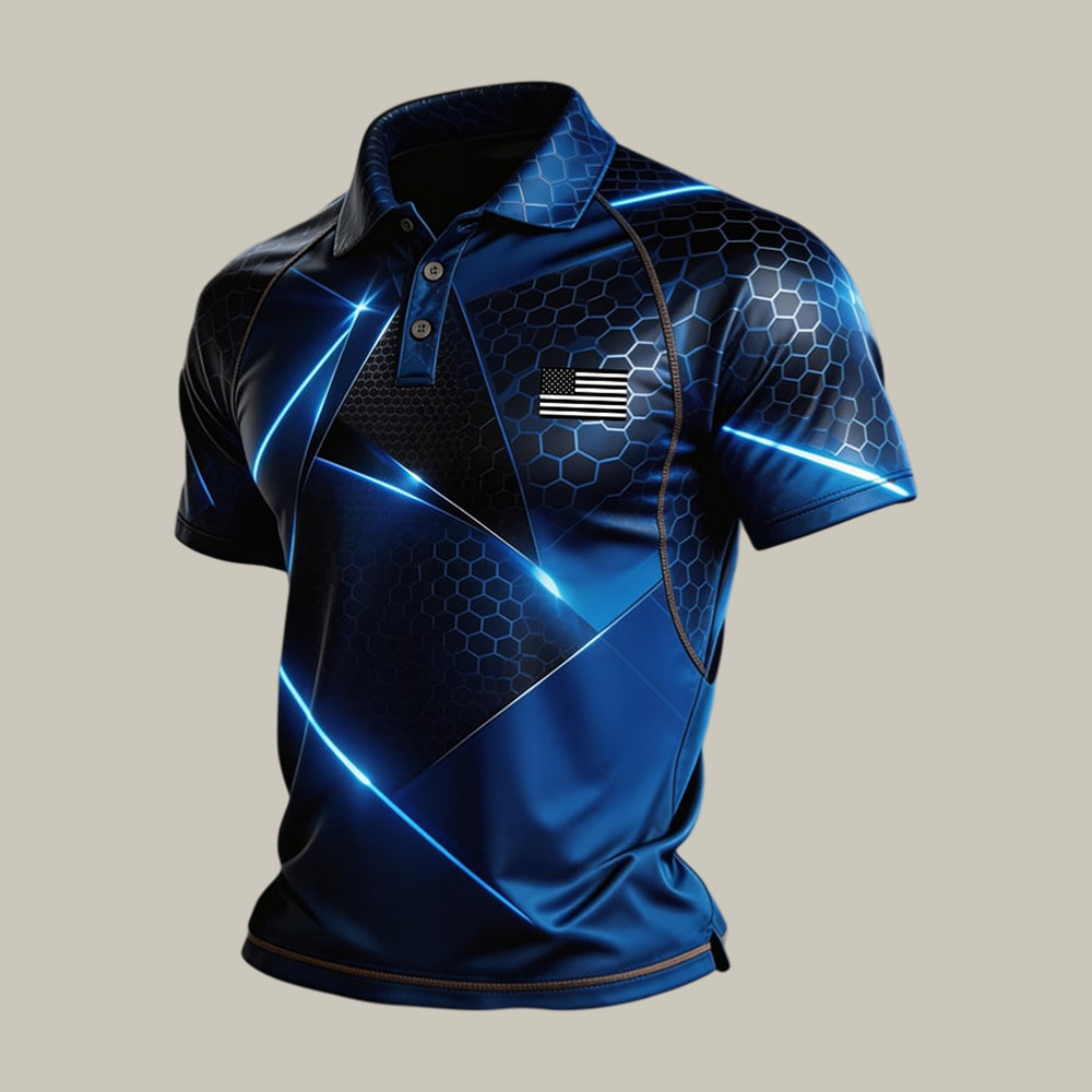 Retro Patriotic American Flag Polo Shirt Fourth Of July Clothes Present For Brother