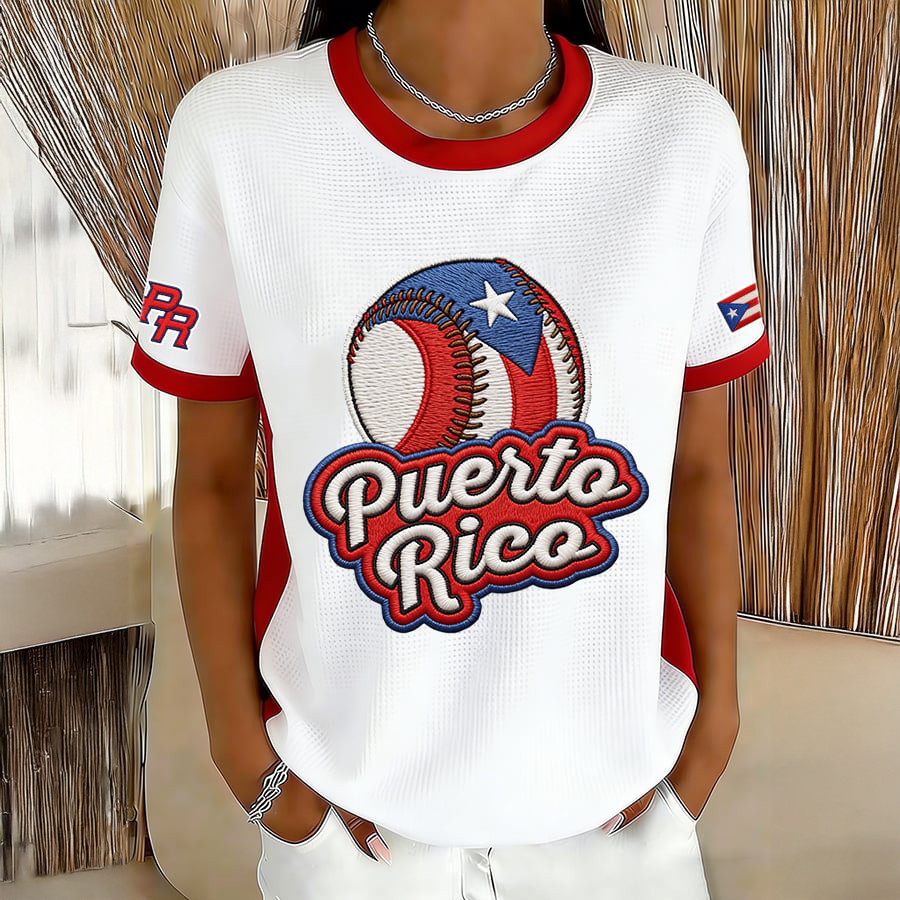Retro Puerto Rico World Baseball Classic T-Shirt Baseball Clothes Bad Bunny Lover Gift For Her