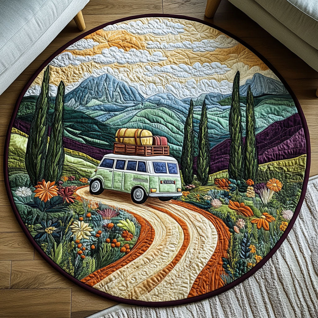 Retro Quilted Round Mat Entryway Ideas Gifts For Christmas For Mother In Law