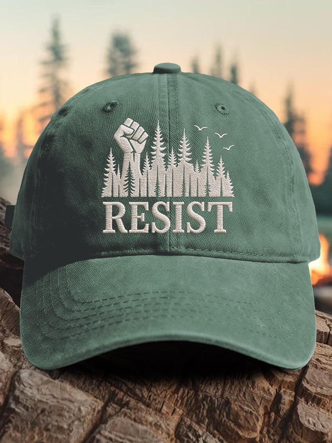 Retro Resist Save The Forest Service Hat Rebuilding The USFS Merch For Nature Protectors