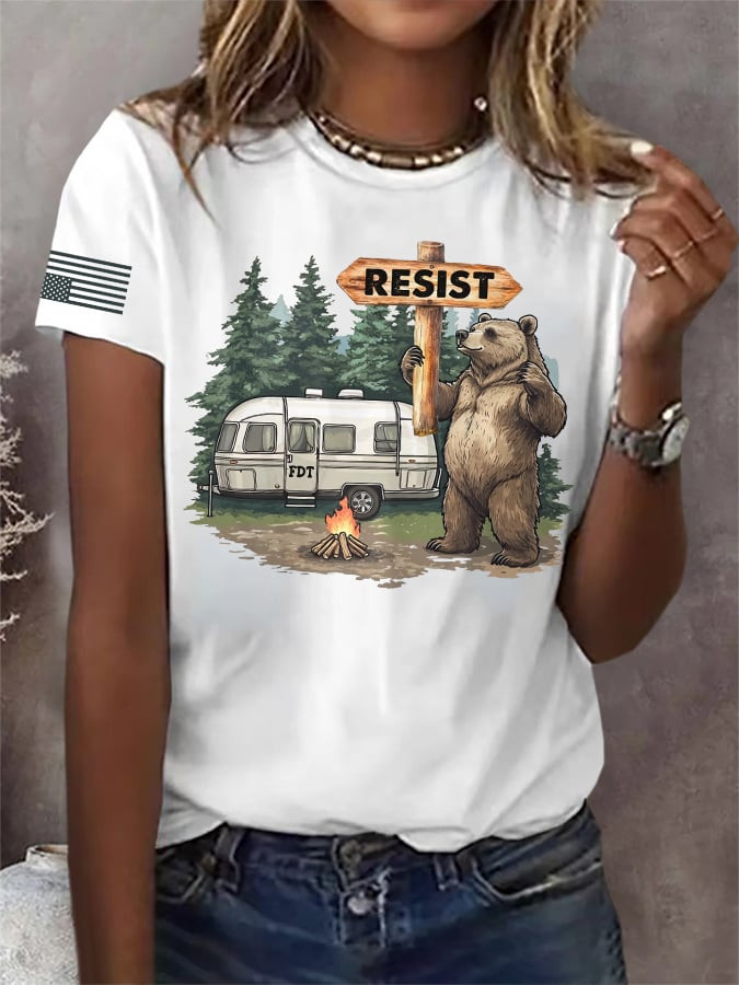 Retro Resist Save The Forest Service Shirt Rebuilding The USFS Merch Gift For Mystery Lovers
