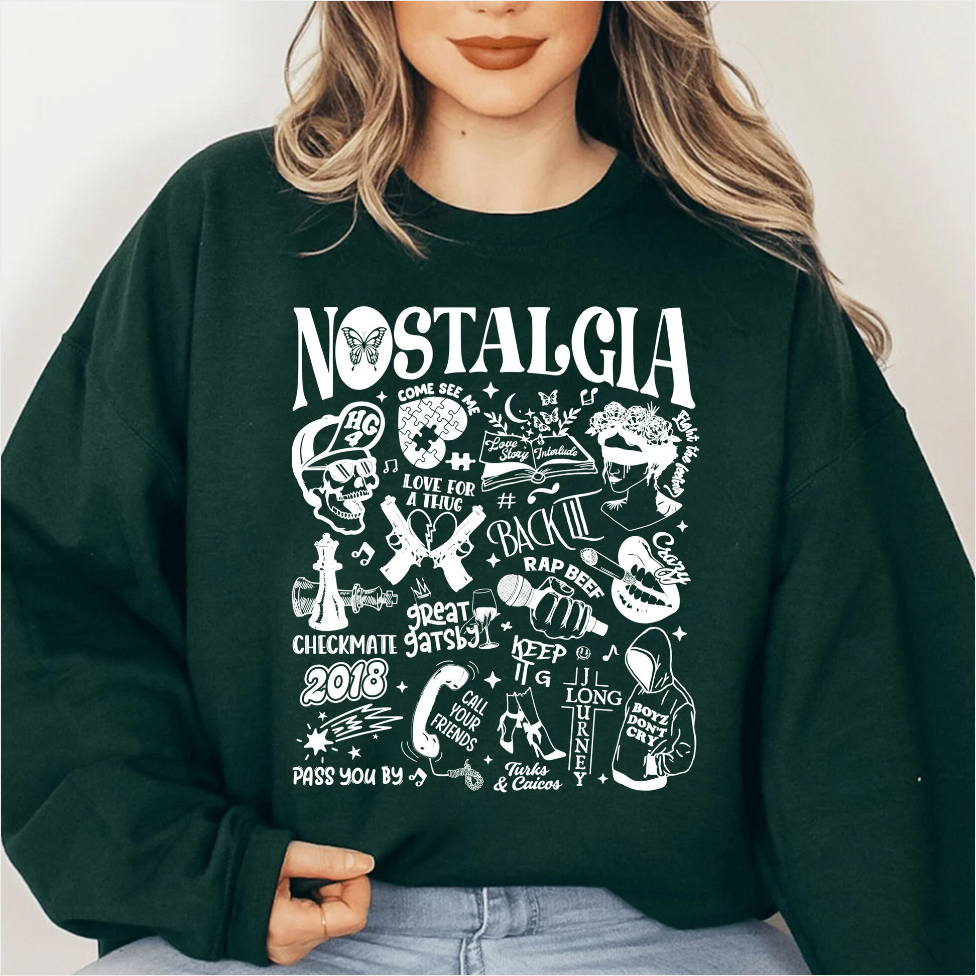 Retro Rod Wave SweatShirt, Rod Wave Nostalgia SweatShirt, Rod Wave Albums Shirt, Nostalgia Tour Shirt Gifts For Him