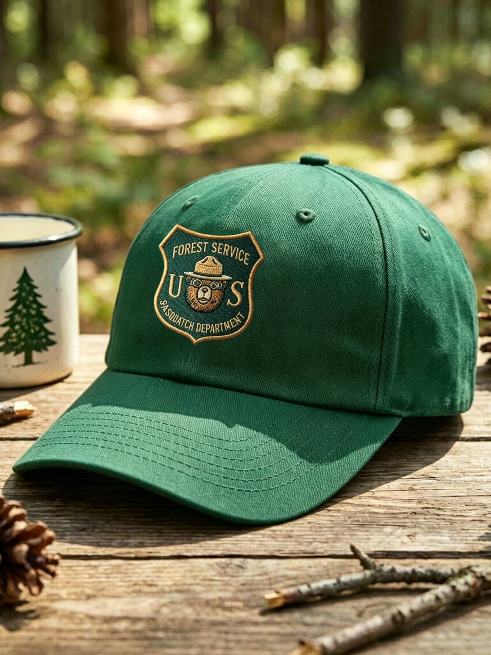 Retro Save The Forest Service Baseball Cap Rebuilding The USFS Merch For Nature Protectors