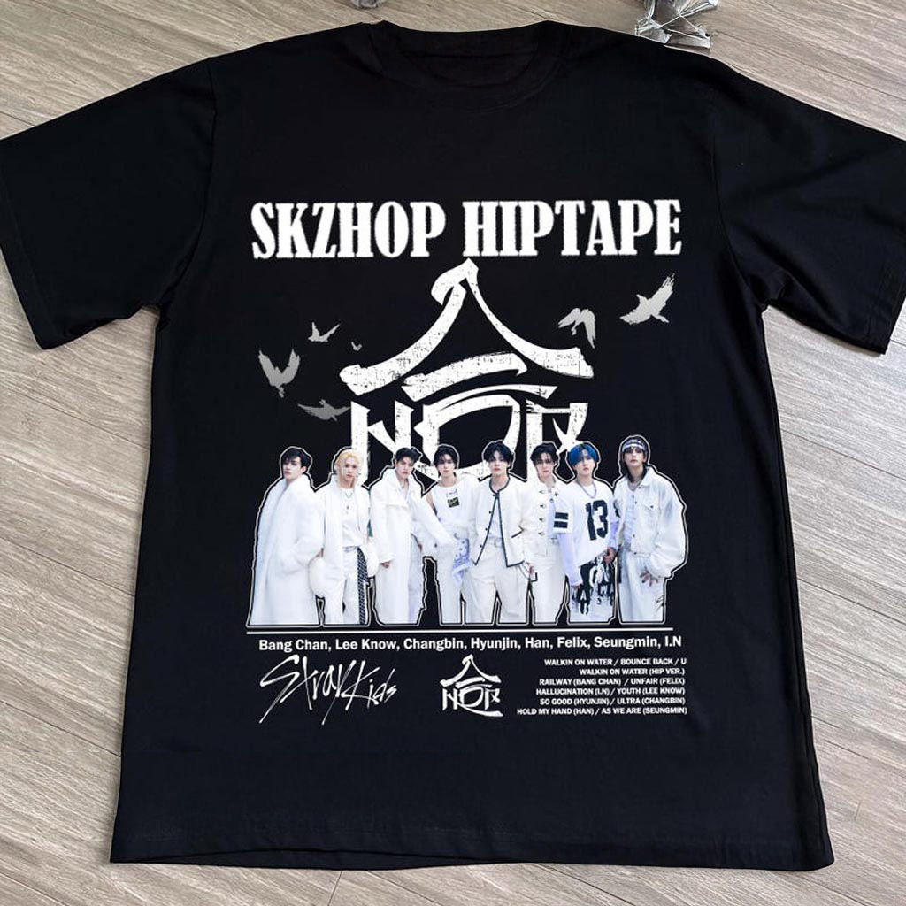 Retro SKZHOP HIPTAPE Shirt Stray Kids Hop Shirt Stray Kids Walkin on Water Sweatshirt Stray Retro SKZHOP HIPTAPE Shirt Stray Kids Hop Shirt Stray Kids Walkin on Water Sweatshirt Stray