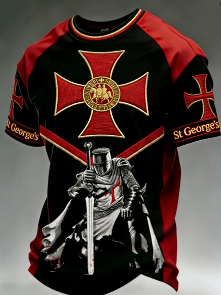 Retro ST George's Day 2026 T-Shirt England Stand Firm Clothing Gift For Knight Lover