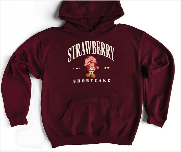 Retro Strawberry Shortcake Hoodie Life Is Delicious Gifts For Friends Merch Clothing Retro Strawberry Shortcake Hoodie Life Is Delicious Gifts For Friends Merch Clothing