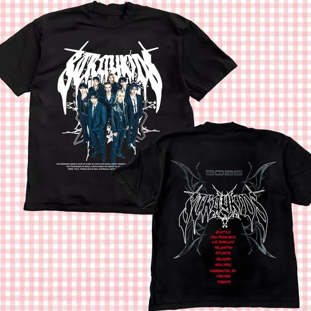 Retro Stray Kids Domiate World Tour shirt Stray Kids Tour Shirt Stray Kids 2025 World Tour Retro Stray Kids Domiate World Tour shirt Stray Kids Tour Shirt Stray Kids 2025 World Tour