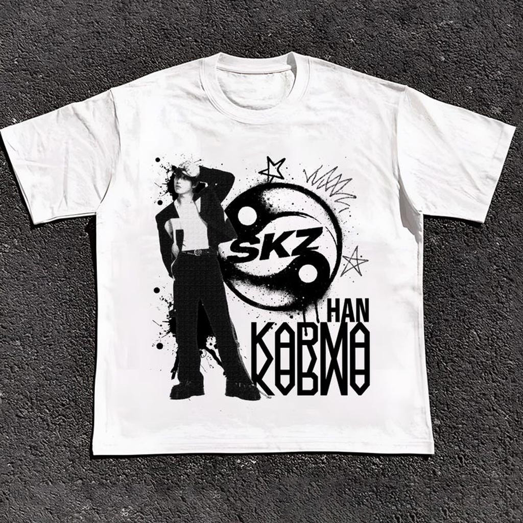 Retro Stray Kids Han Karma Shirt SKZ Karma Sweatshirt Stray Kids Ceremony Shirt Stray Kids