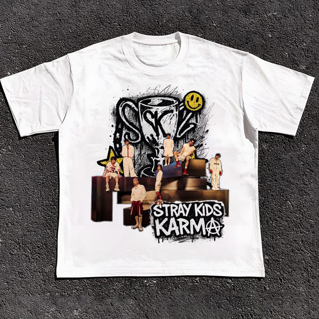Retro Stray Kids Karma Shirt SKZ Karma Beep T-Shirt Stray Kids Merch Fans Gifts Retro Stray Kids Karma Shirt SKZ Karma Beep T-Shirt Stray Kids Merch Fans Gifts